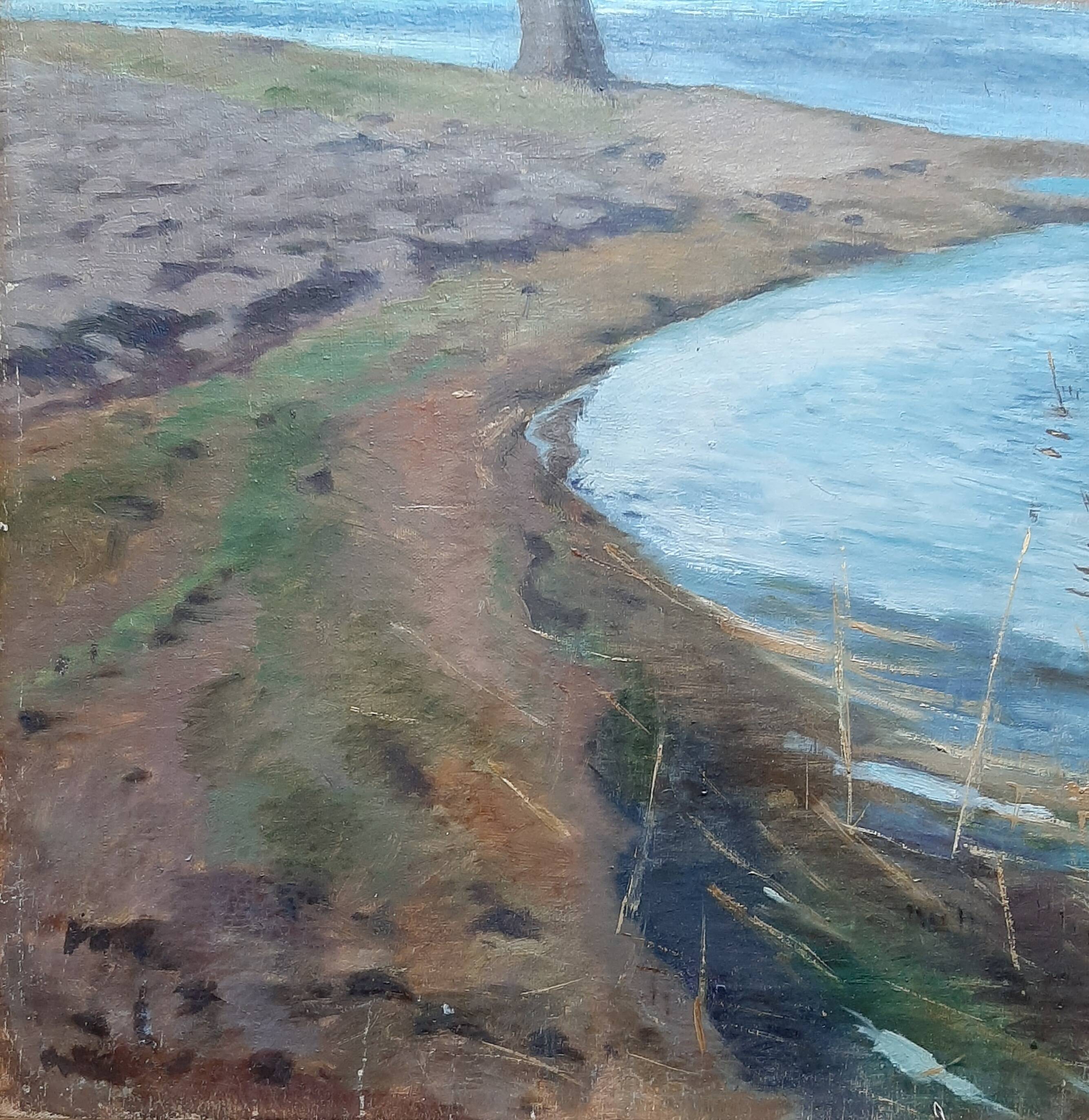 Scandinavian impressionist painting, signed 1922