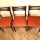 Suite de 6 chaises scandinaves années 70
