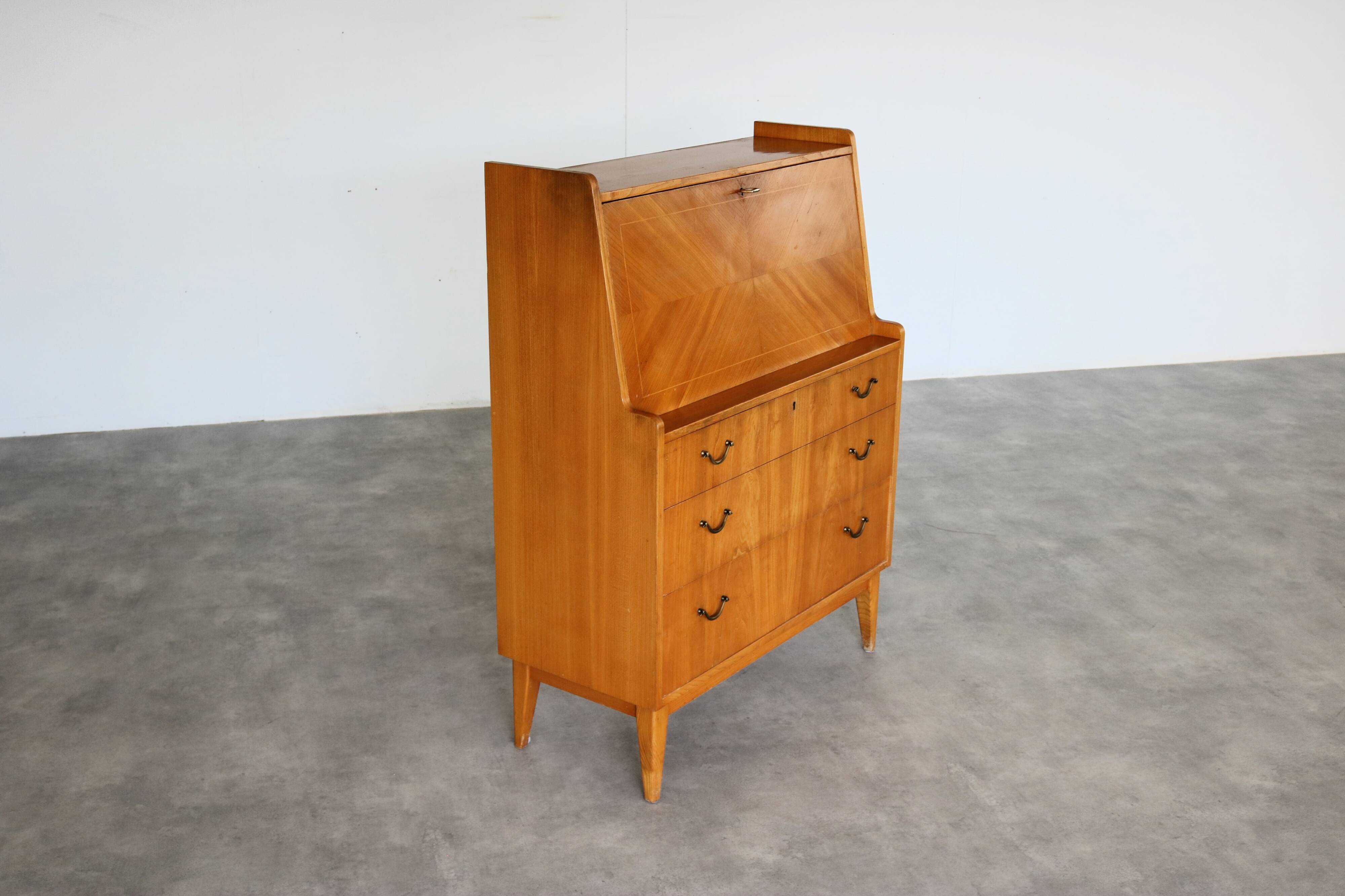 vintage secretary | desk | cupboard | Swedish