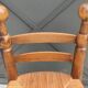 Old small straw chair