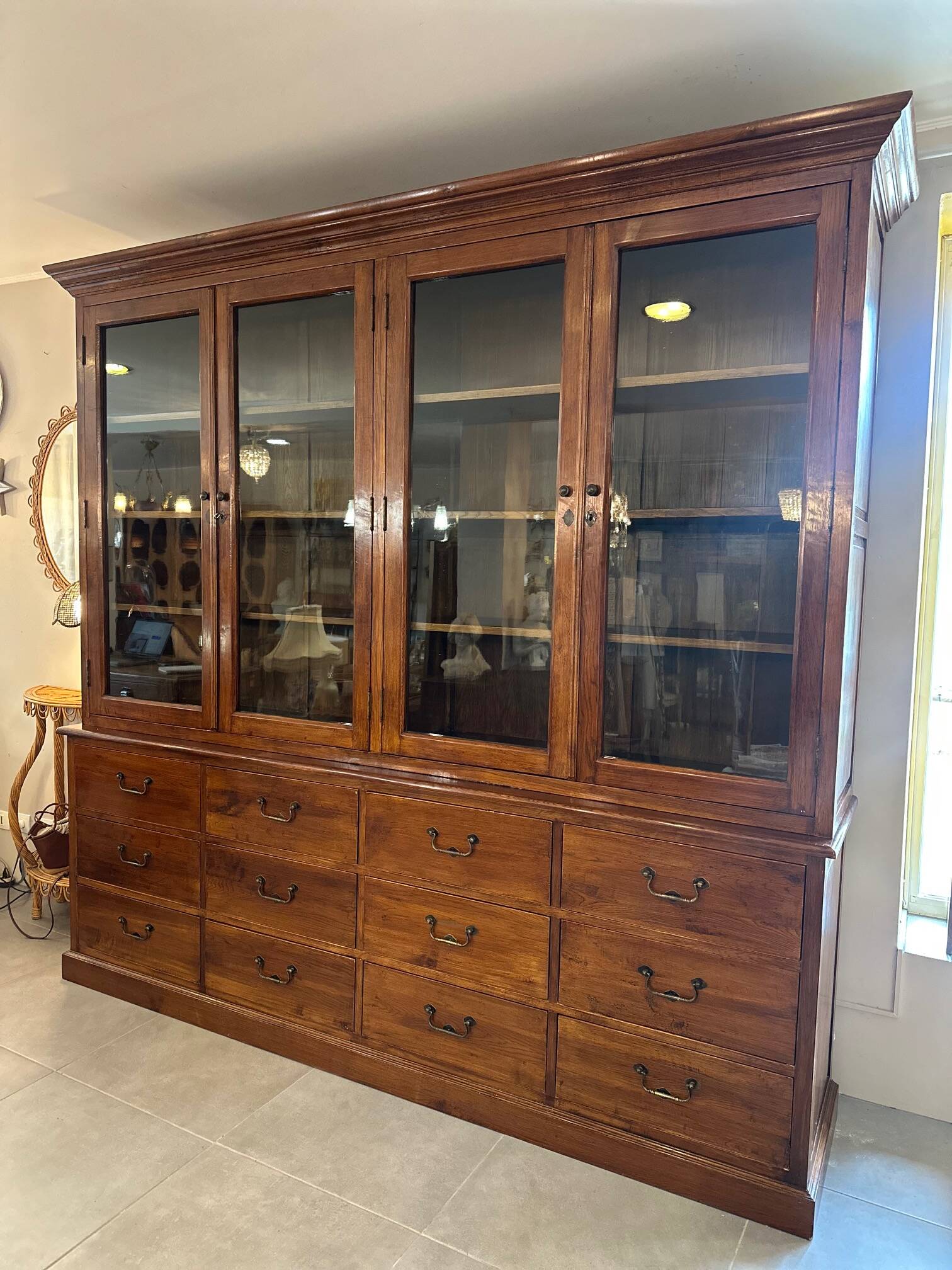Oak display cabinet 1920