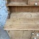 Antique English two-body buffet in solid pine (renovated)
