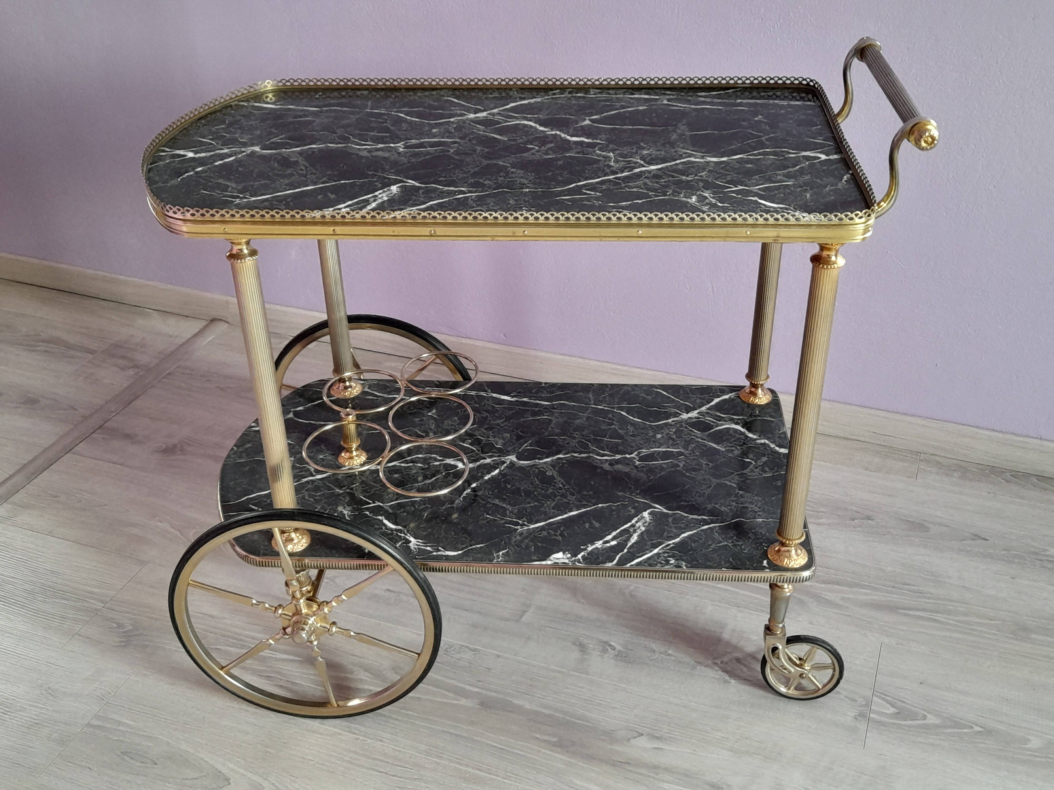 Vintage rolling trolley. Year 1960