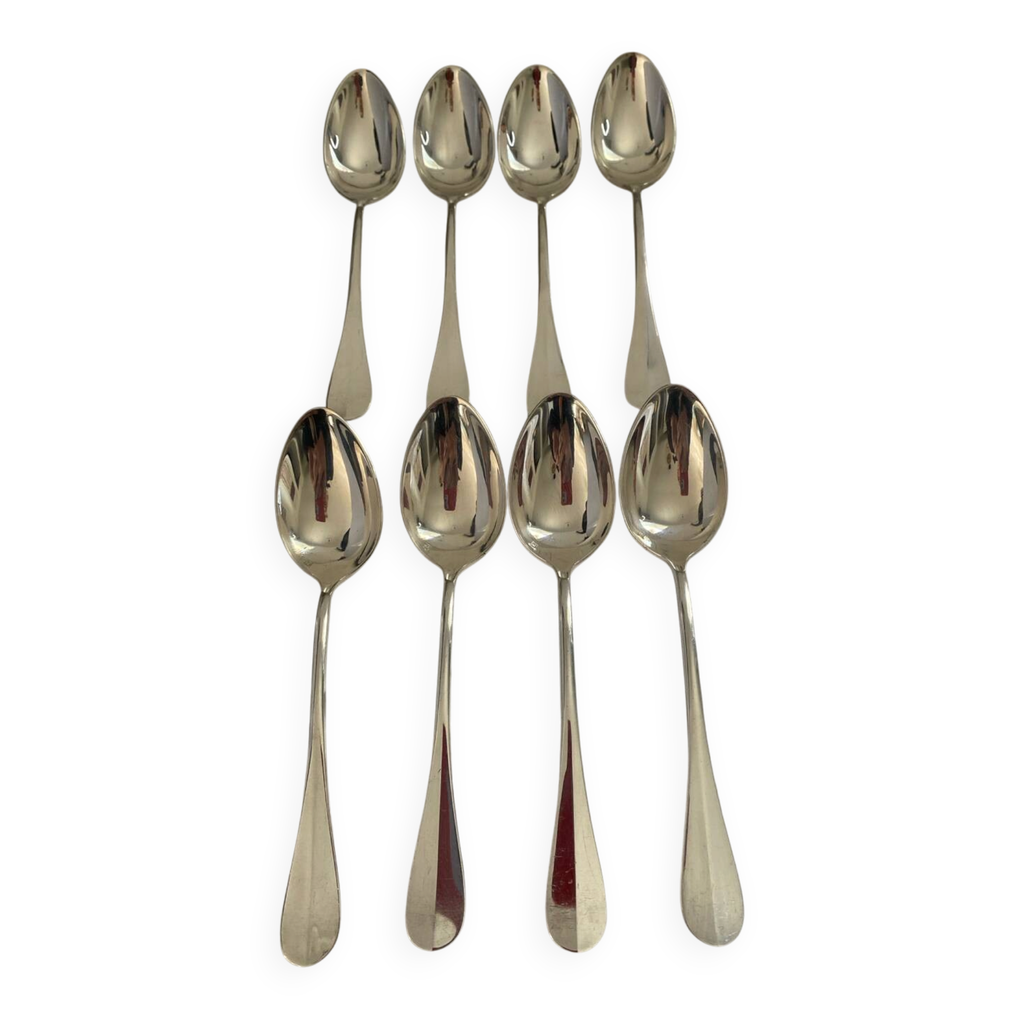 Mossler silver-plated dessert spoons