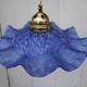 Hanging in blue glass paste