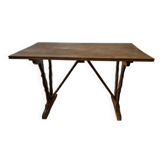 Old oak bistro table