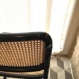 Set of 4 black Marcel Breuer B32 chairs