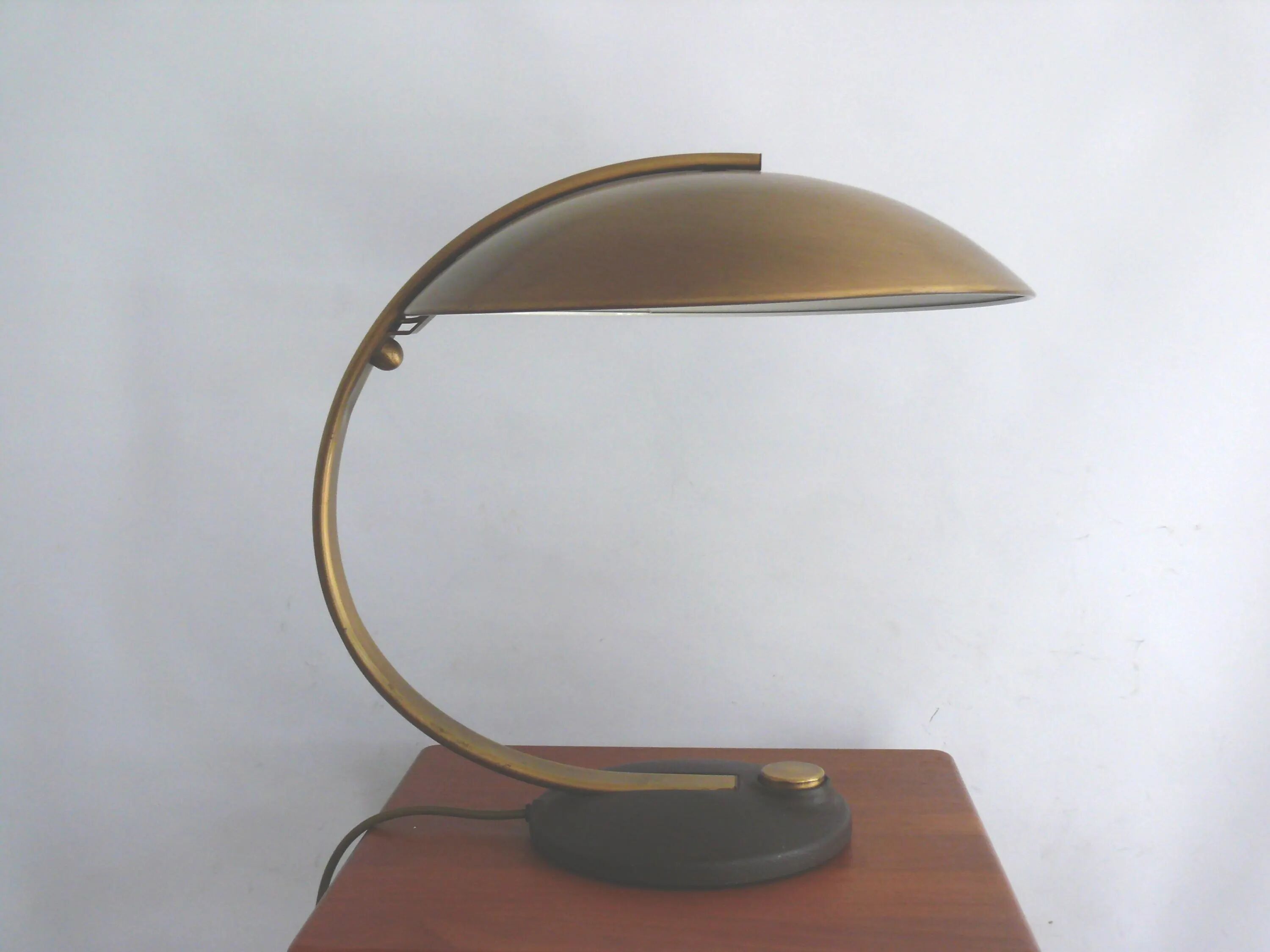 Brass Table Lamp, Hillebrand, 1960s - Model 7613