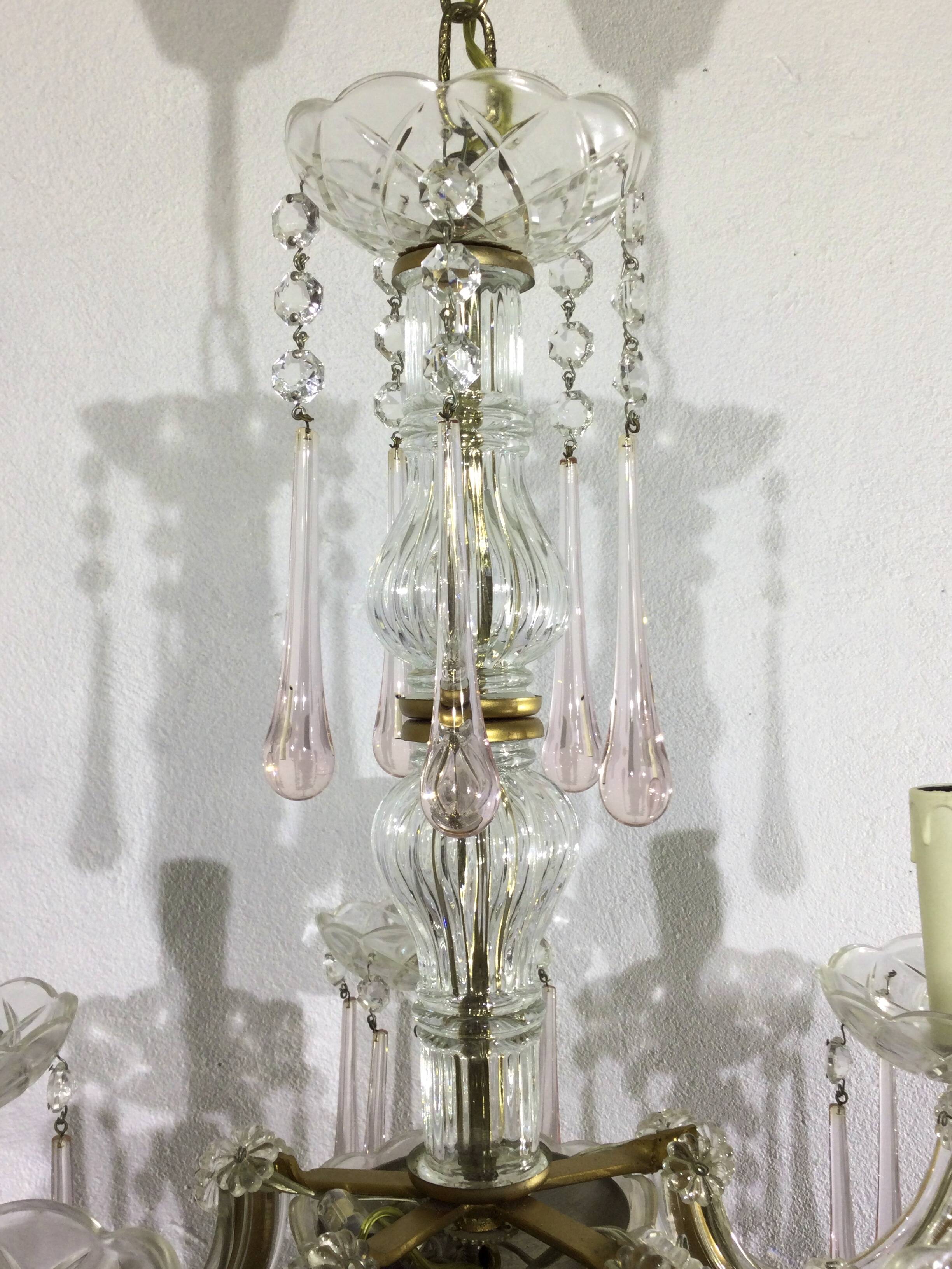 Marie thérèse crystal chandelier 5 lights