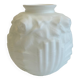 Art Deco glass paste ball vase