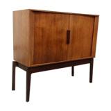 Mid-century audio cabinet with sliding door