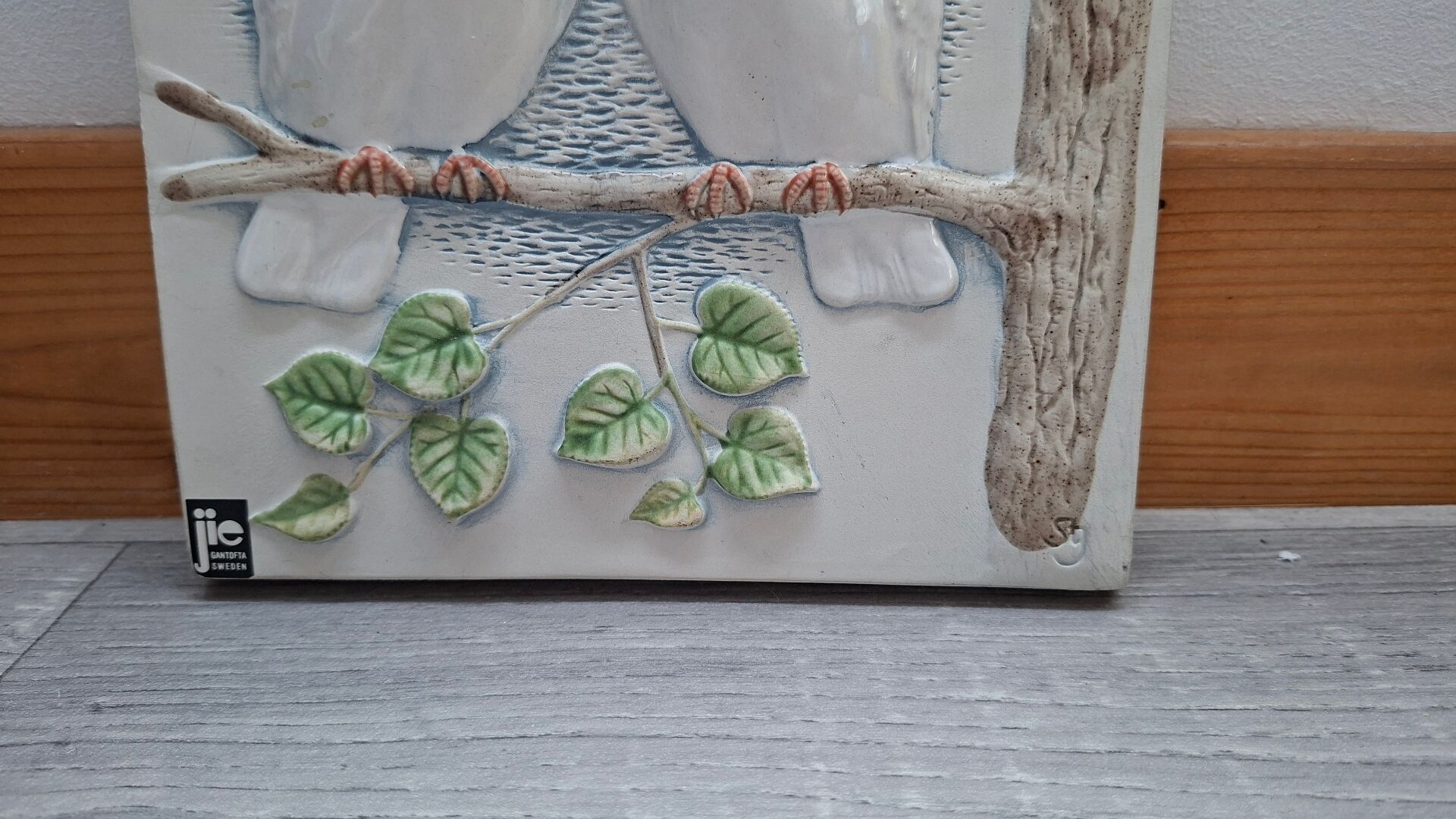 Wall plaque in ceramic JIE Gantofta, Sweden