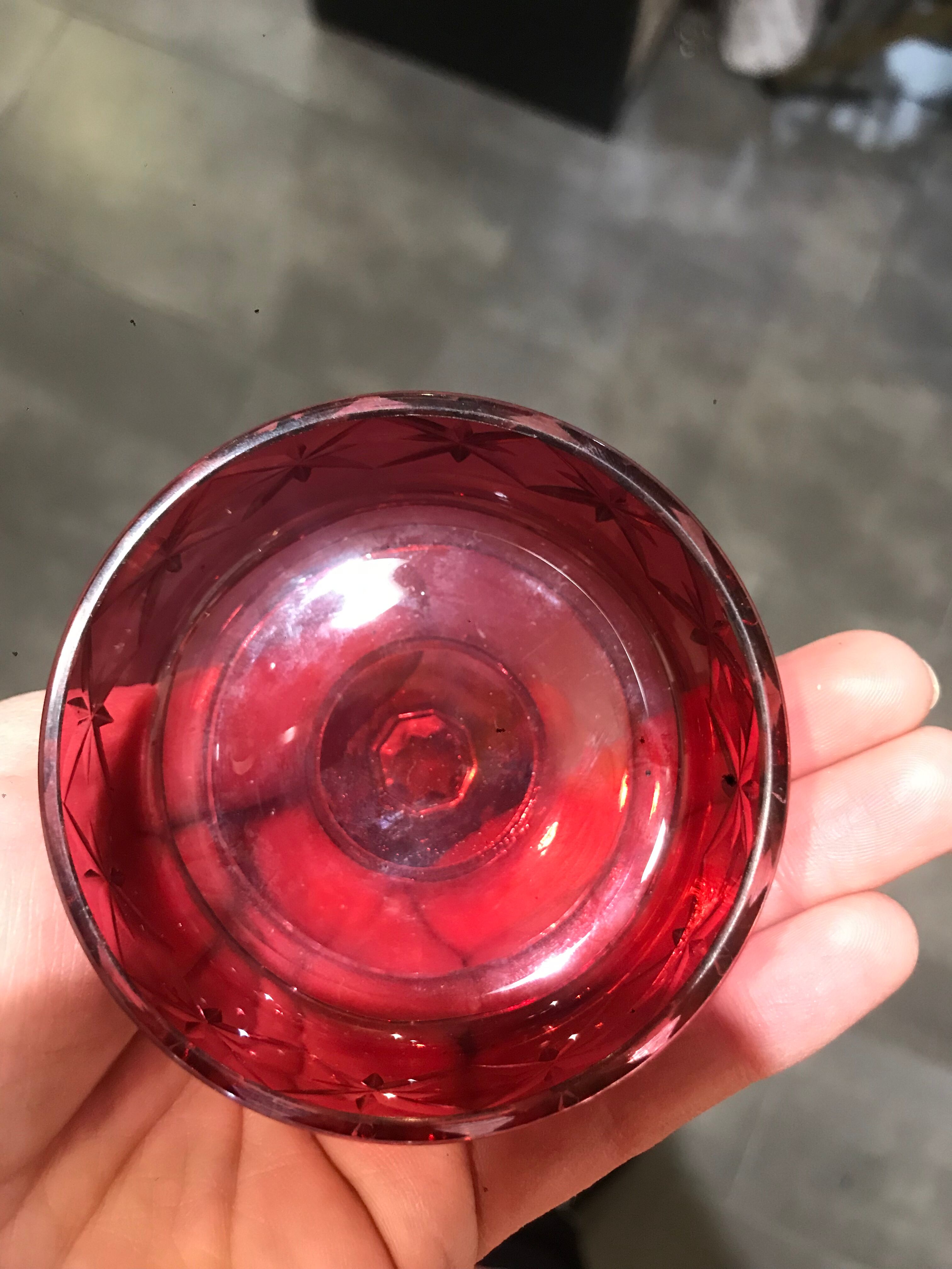 St. Louis crystal pot