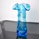 Blue seguso vase in murano glass, italy, 1970