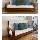 Wooden sofa