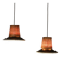 1950s set of 2 hanging lamps wicker/black metal/glass