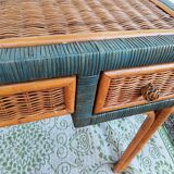 Rattan console
