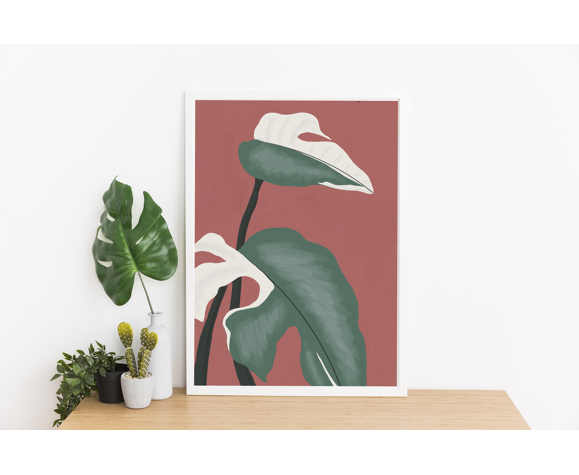 Illustration "La Monstera" by Noums Atelier