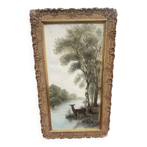 Huile sur toile signée - ancienne