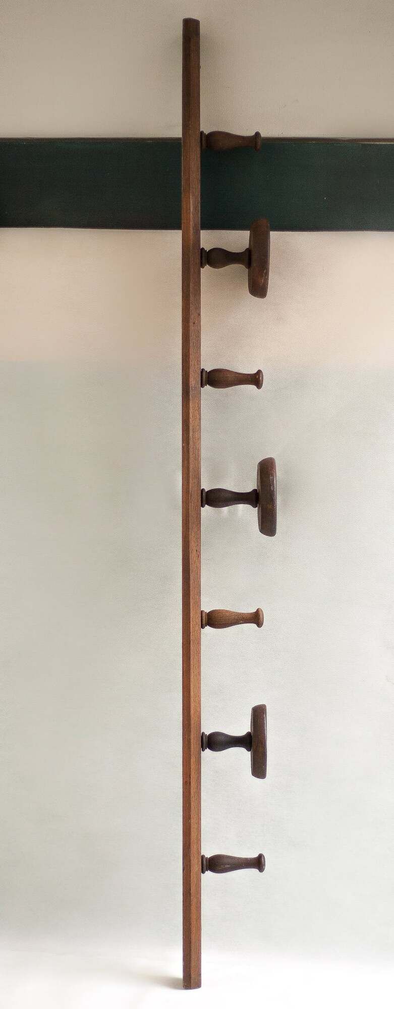 Wooden coat rack