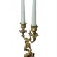 Chandelier Louis XV St Louis from the 19th century decorated with dolphins.