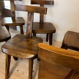 set of 6 Aranjou chairs 1970/80