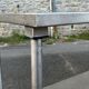 Professional double-top stainless steel table