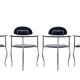 4 Italian Arrben 'Marilyn Stiletto' dining chairs 1970s