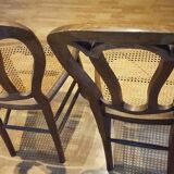 2 chaises cannées Louis Philippe