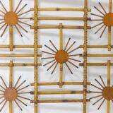 Claustra 1960 bamboo wicker wood