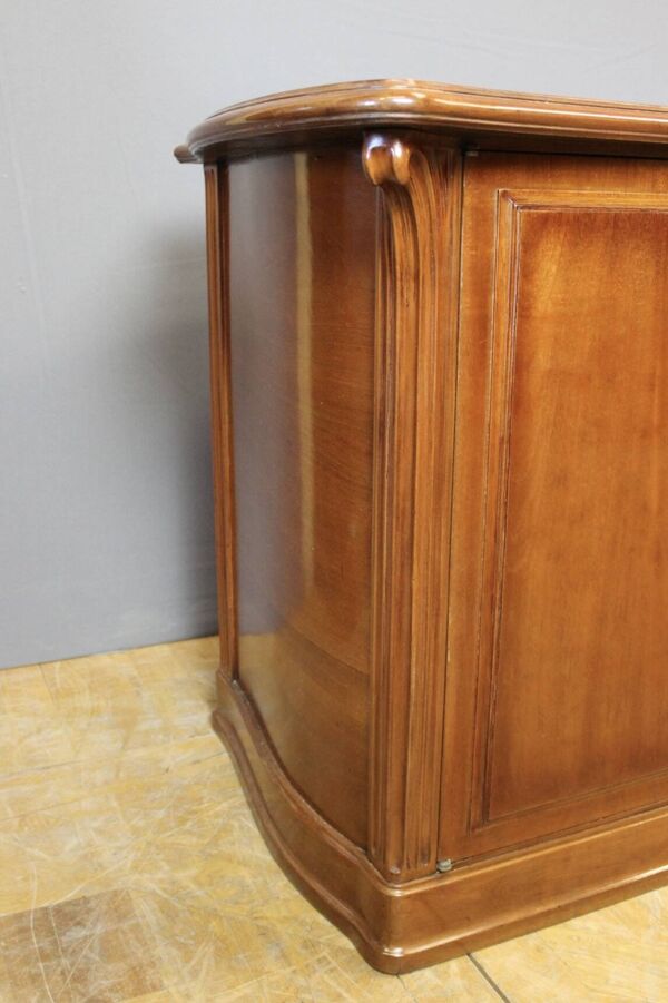 Bureau Plat Art Nouveau en Acajou signé Emile Gallé