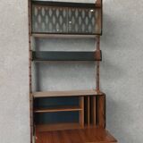 Ergo wall-mounted secretary, Scandinavian vintage 1960s