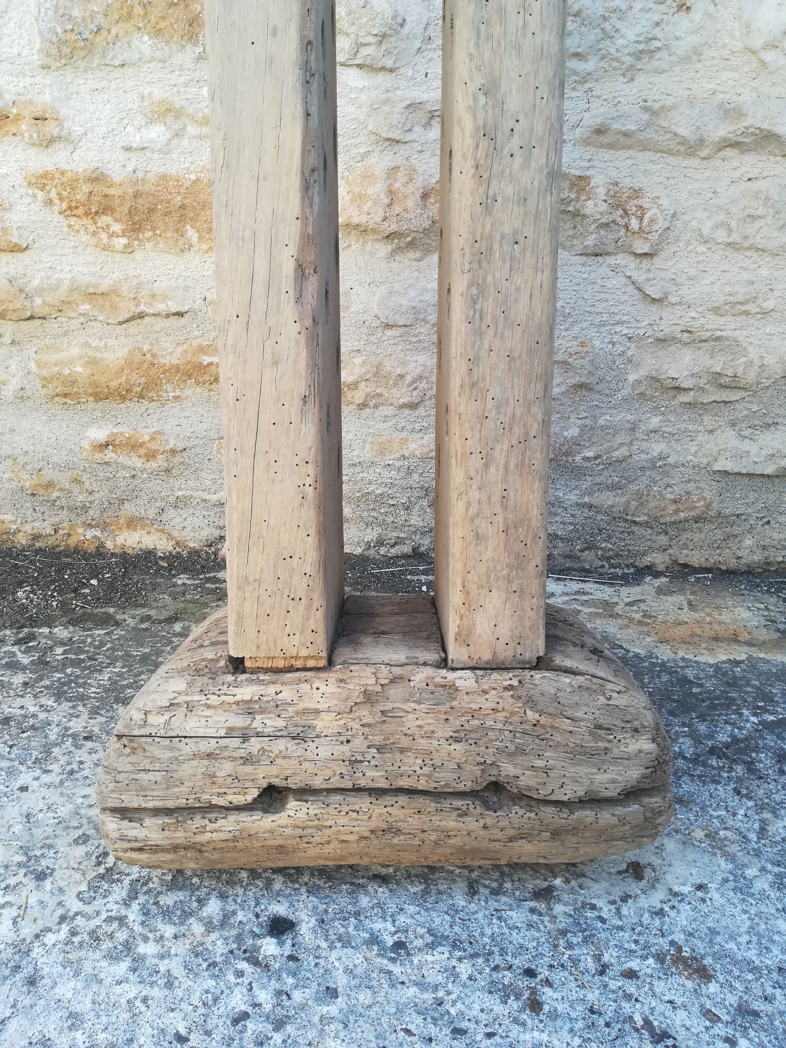 Wooden column