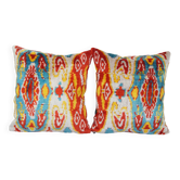 Set of 2 vintage ikat cushion covers 41x41 cm