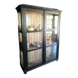 Large glazed Parisian wardrobe, showcase.