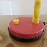 Memphis style lamp, 80s primary colors
