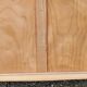 Enfilade of the 50s in oak and mahogany feet compass