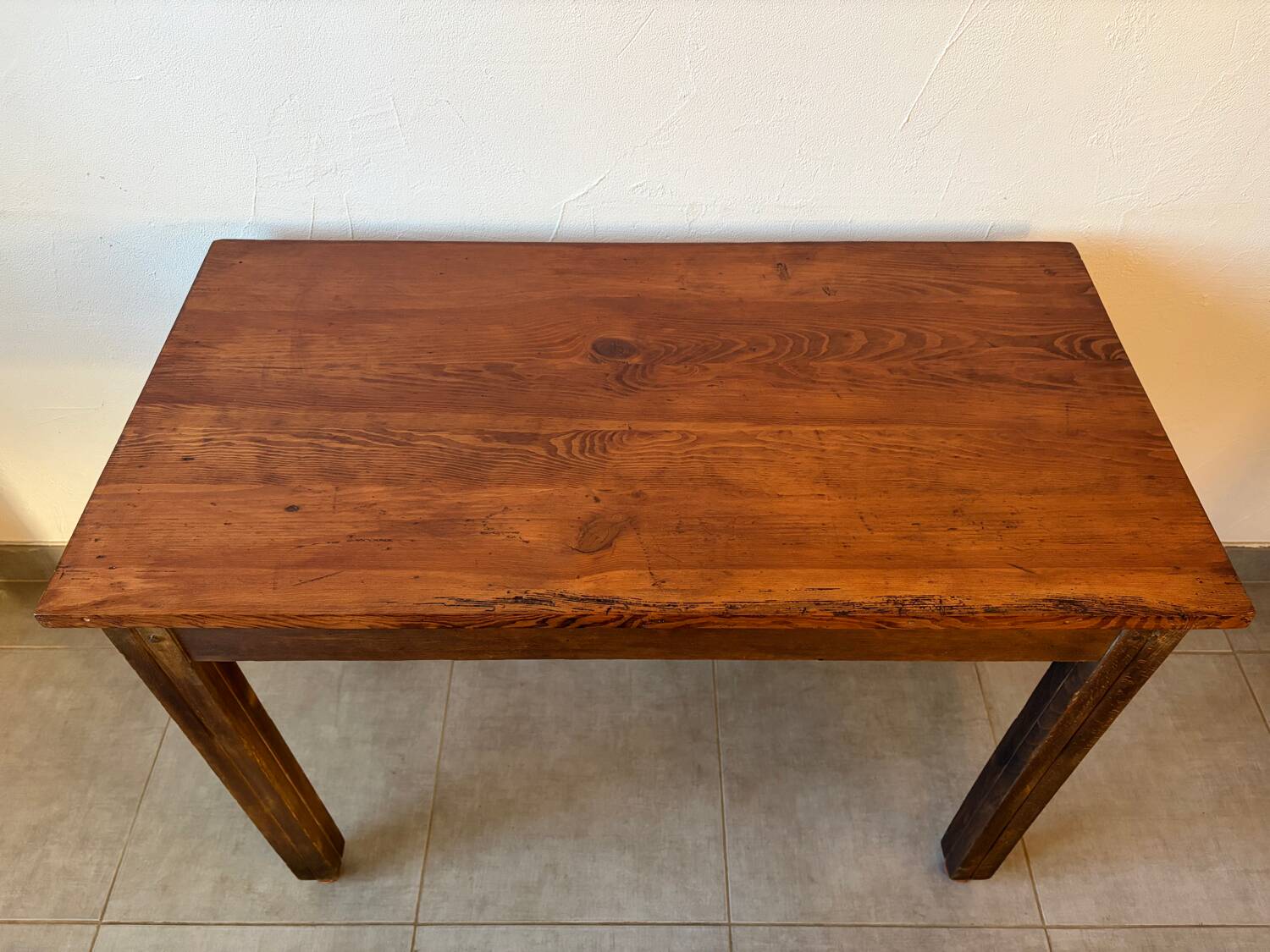 Charming vintage farmhouse table (small size)