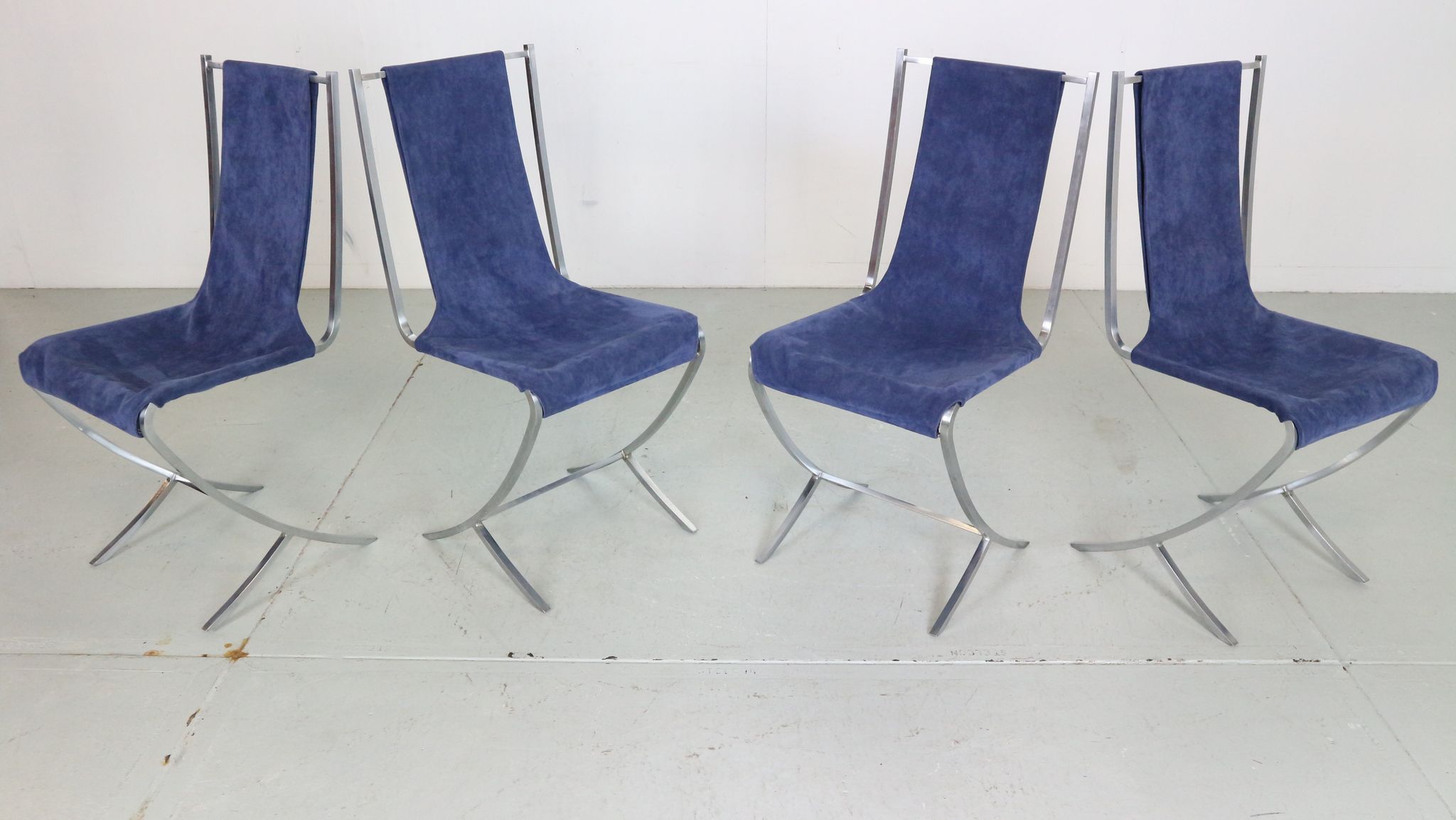 Set Of 4 dinning chairs by Pierre Cardin for Maison Jansen 1970