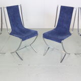Set Of 4 dinning chairs by Pierre Cardin for Maison Jansen 1970
