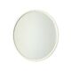 Miroir rond années 1960 vintage inda italie plastique blanc 46cm