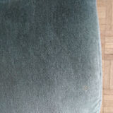 Almond green velvet modular sofa 1970