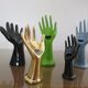 Black porcelain baguier hand 70s