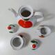 Apple service in bavarian porcelain