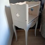 Old weathered bedside