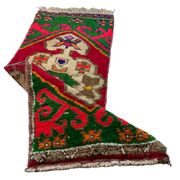 Vintage turkish pastel rug , 100 x 43 cm