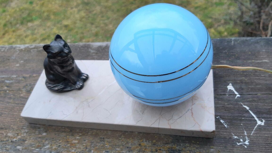 Lamp "cat" art deco 1930