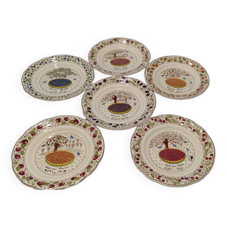 Gien dessert plate