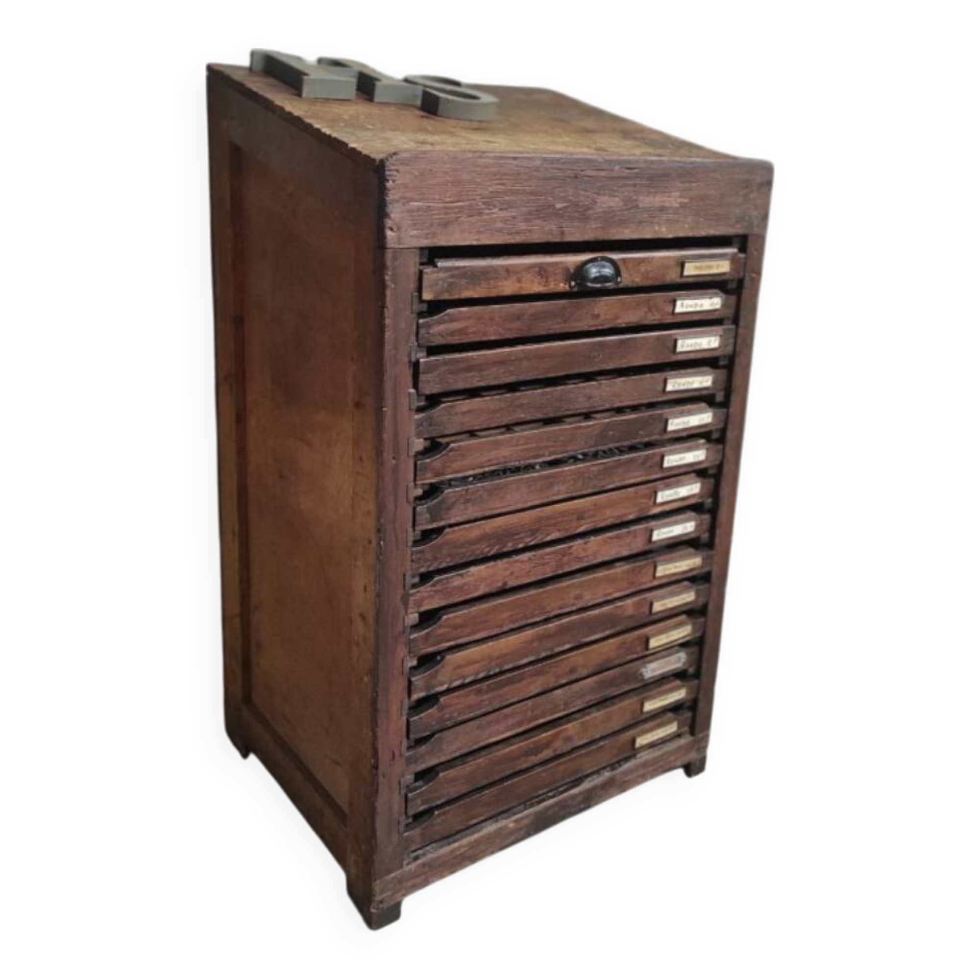 Meuble typographique vintage | Commode typographique authentique