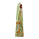 Green onyx obelisk (21cm), decorative piece